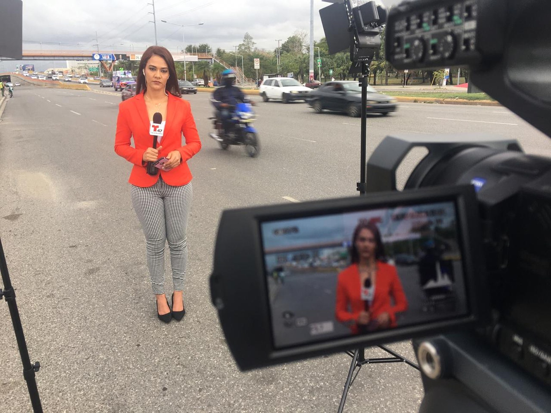 Cabina de producción para televisión